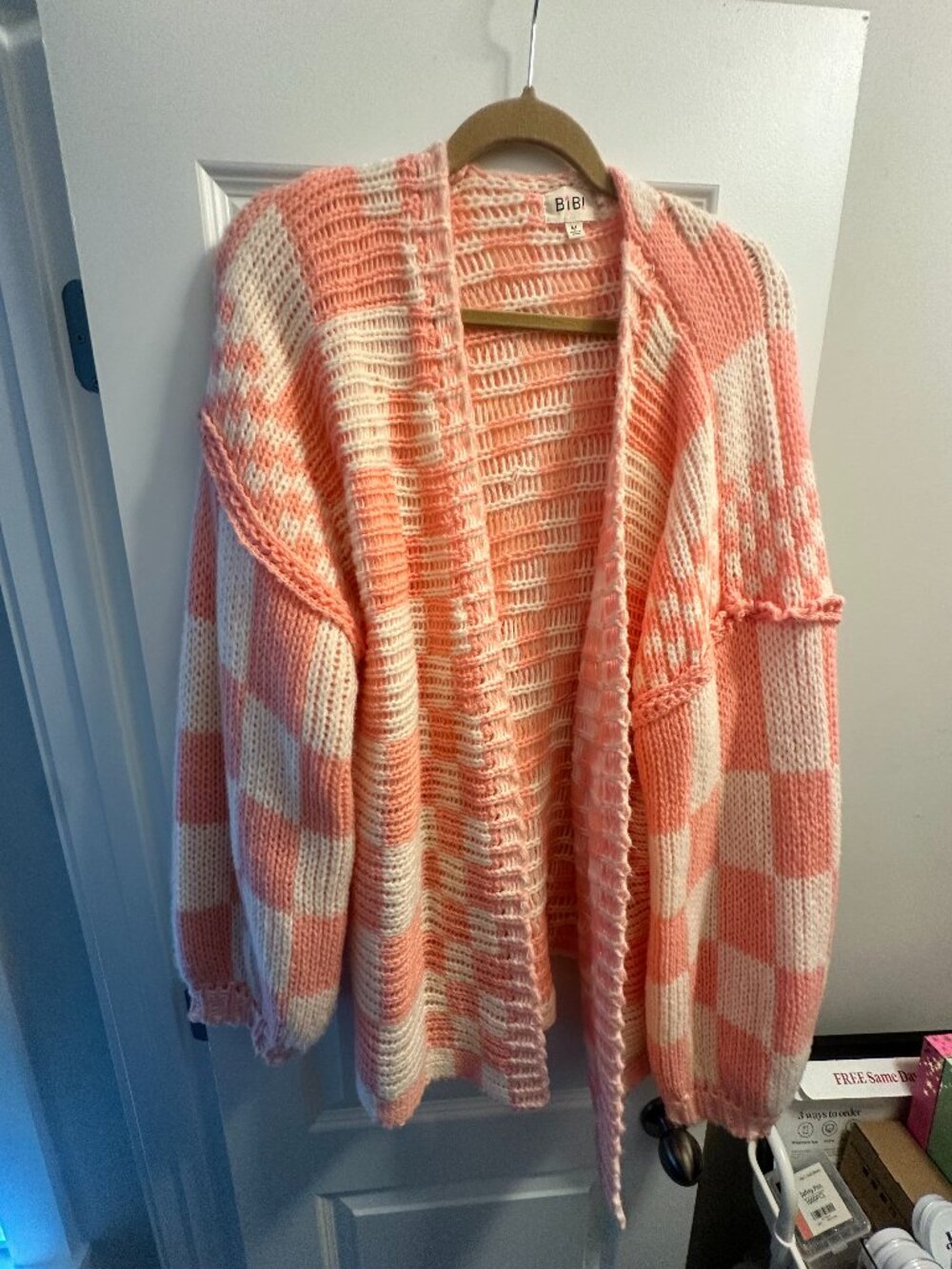 Bibi Pink Oversized Sweater - M